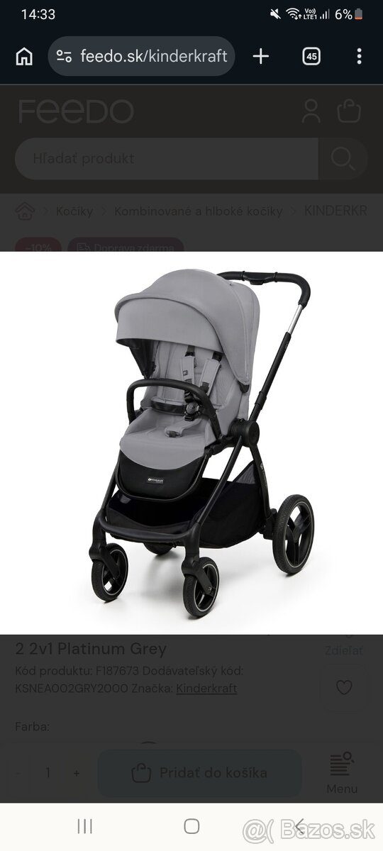 Kočík Kinderkraft Nea - 4