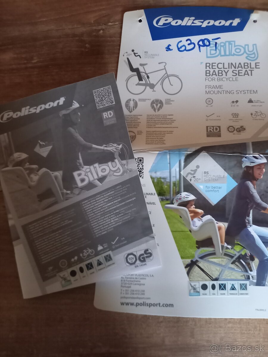 Detská sedačka na bicykel - 4