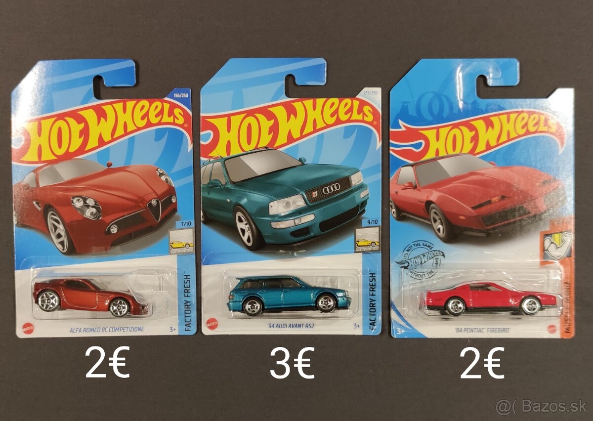 Hot Wheels mainliny na dlhých kartách - 4