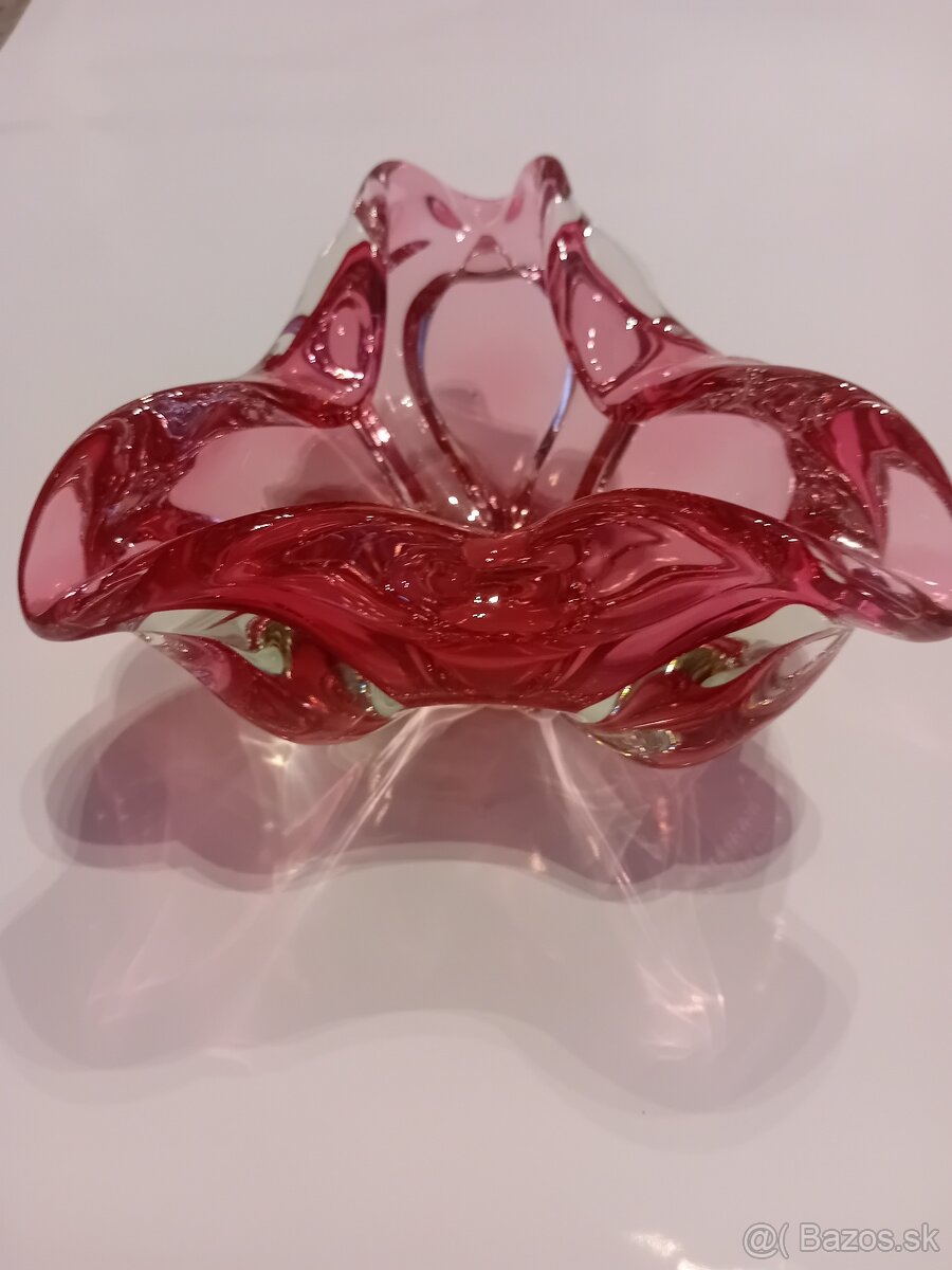 Hutné sklo popolník/ misa - 4