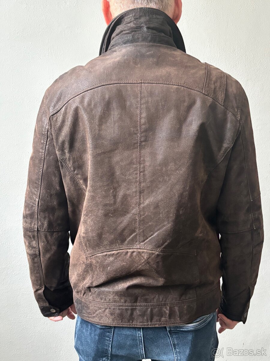 Pánska kožená bunda - 4