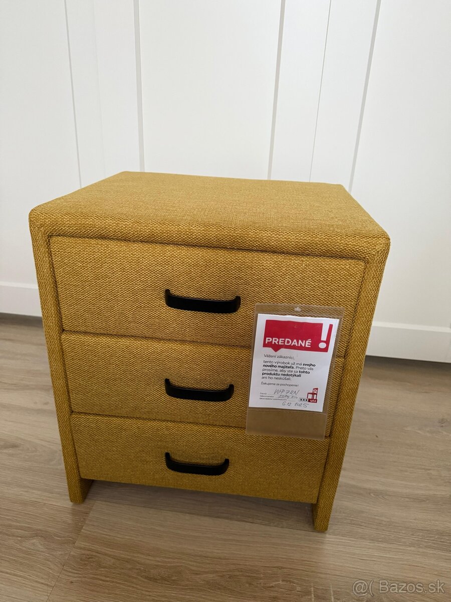 2x Nočný stolík s čalúnením - 4