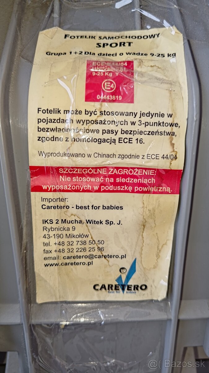 Autosedačka 9-18 kg Carretero - 4