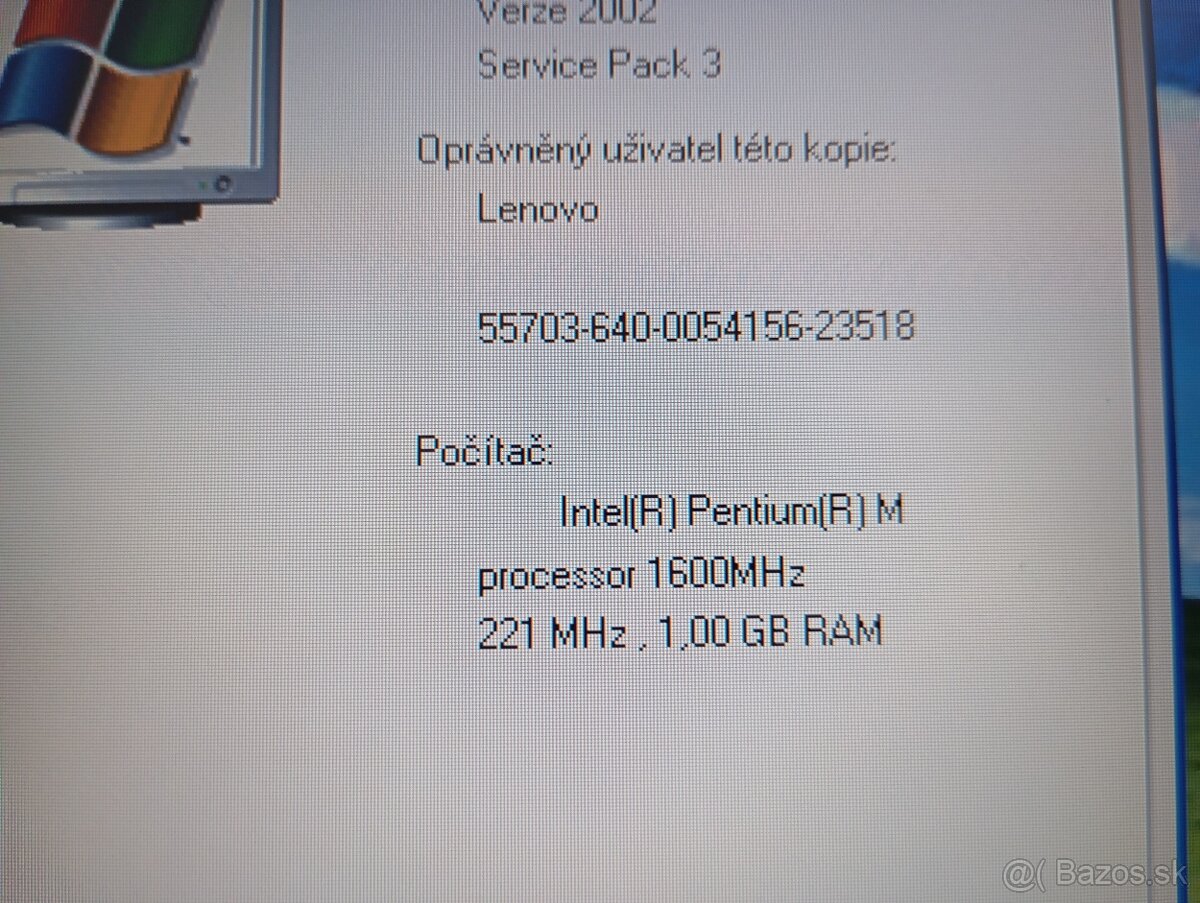 predám IBM THINKPAD T41 , WINDOWS XP , LPT PORT - 4
