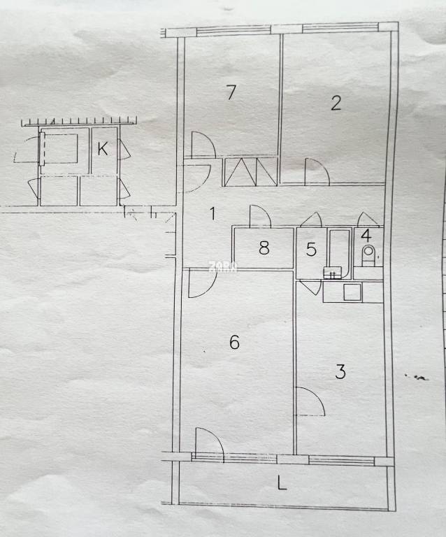 FURČA - KROSNIANSKA - 3 izbový byt pražský typ, 70 m2 + logg - 4
