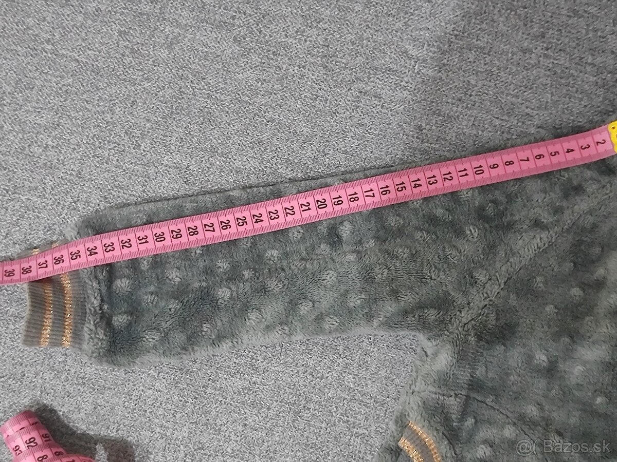 Teplá mikina POMPdeLUX svetlošedá - 4