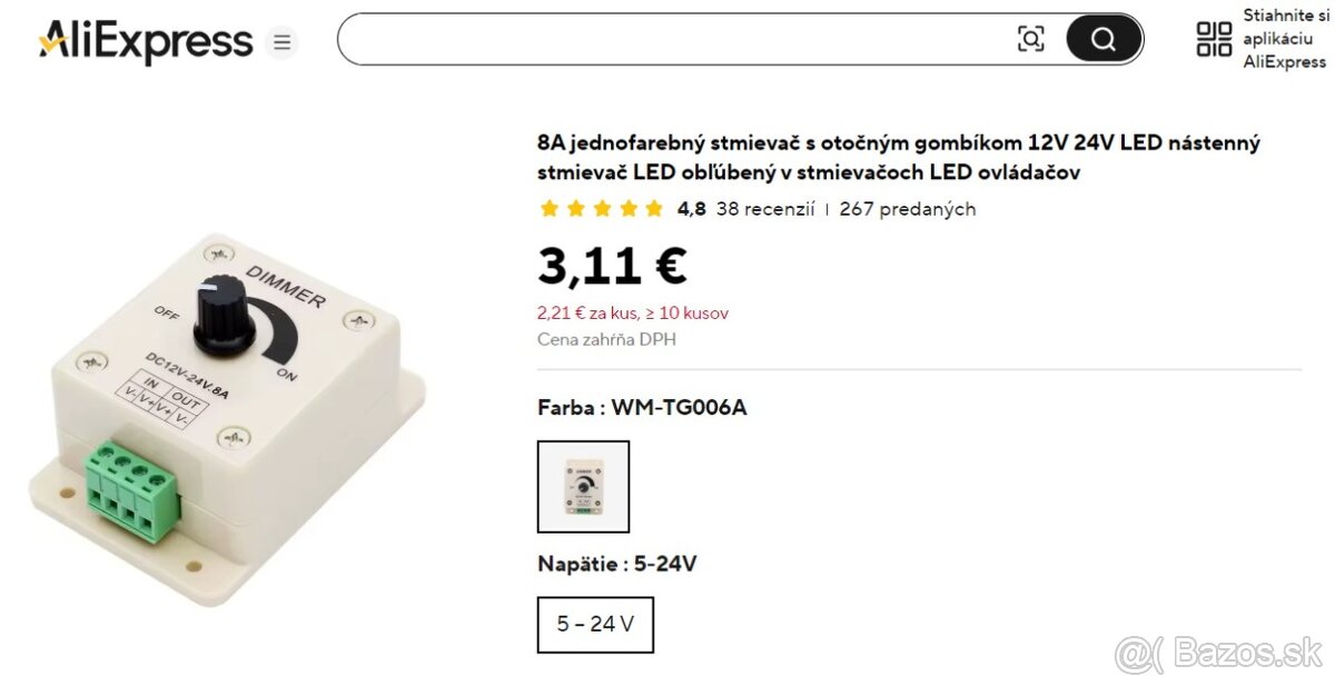 Regulátor na LED svietidlá - 4