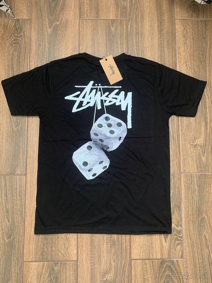 Čierne stussy tričko - 4