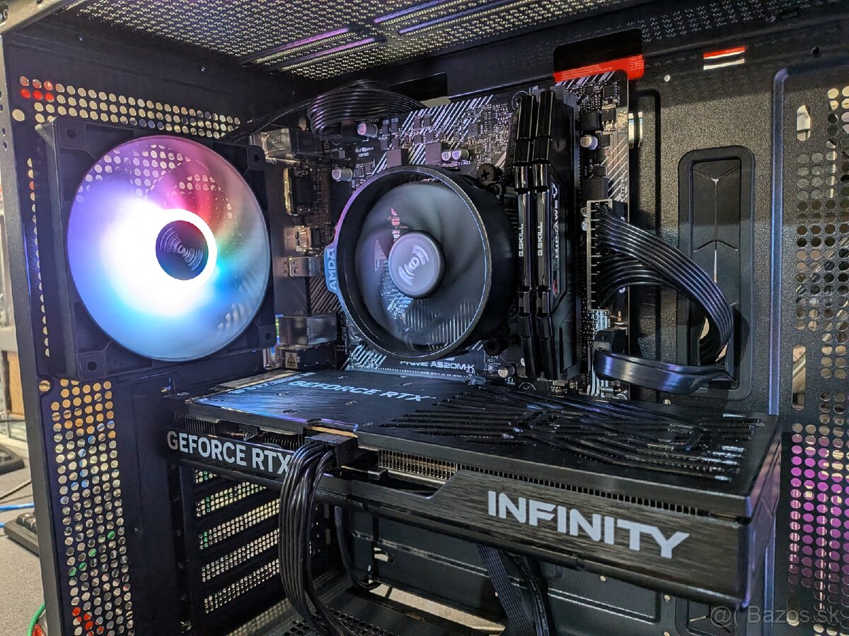 Nový herný PC AMD Ryzen 5 5500GT / RTX 5060 - 4