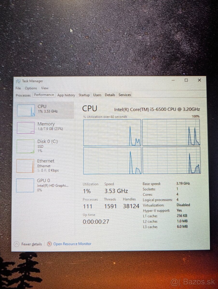 Lenovo ThinkCentre M700 i5 6500 - 256GB SSD - 8GB RAM - 4