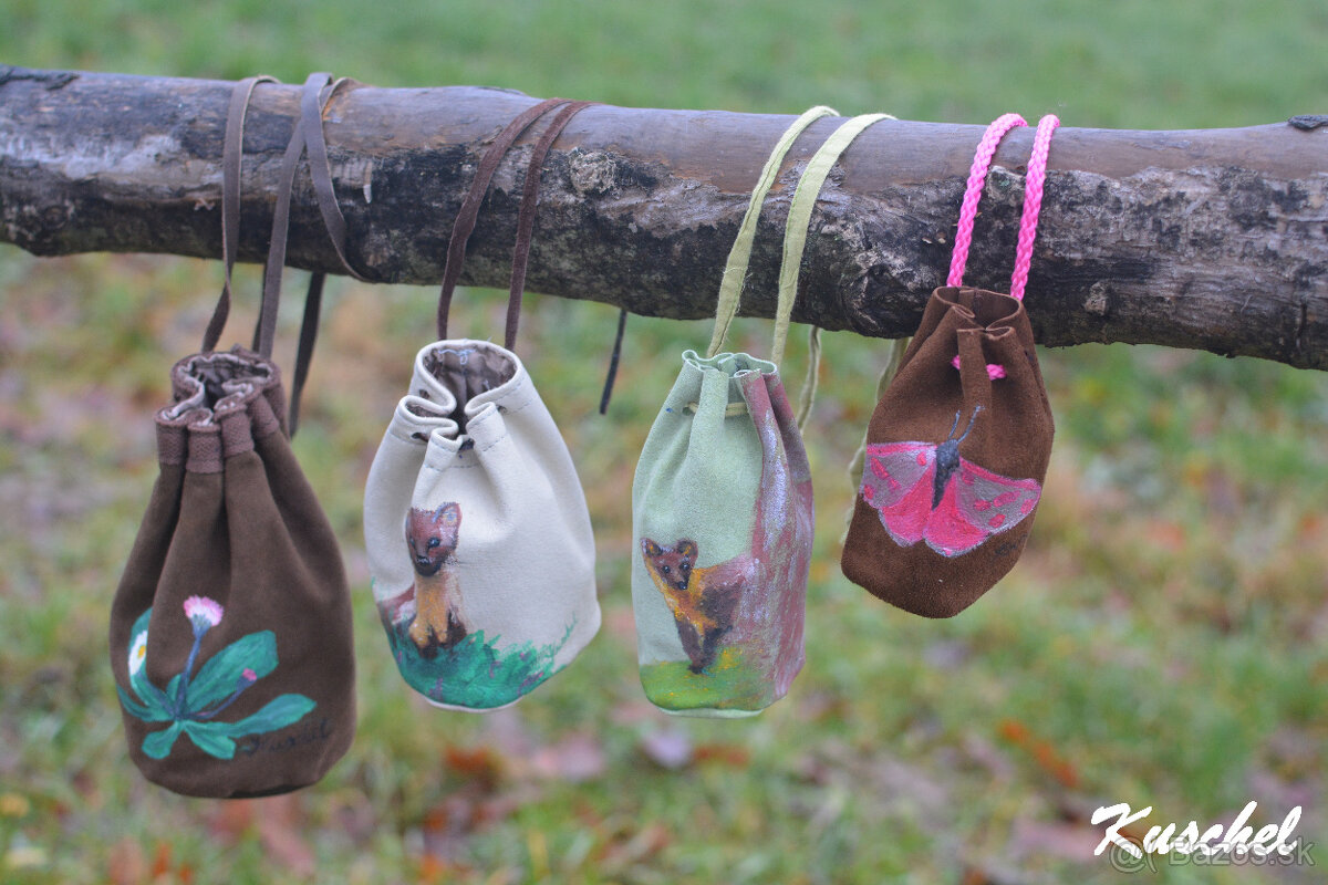 Maľované mešteky, kožené - 4