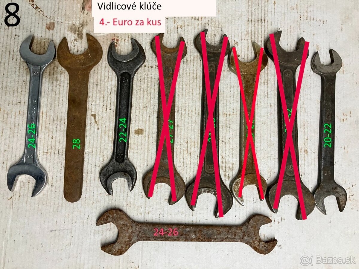 Vidlicové klúče Czechoslovakia - 4
