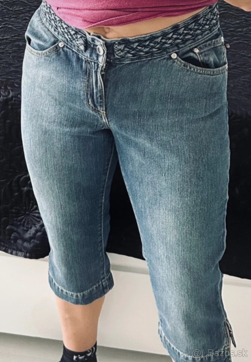 Dámske trojštvrťové džíny - 4