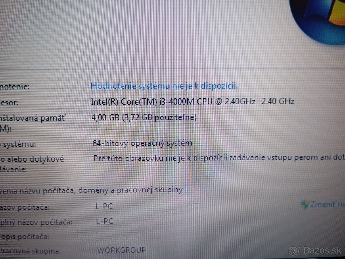 Lenovo Thinkpad Edge e540 , Intel i3 , 4gb ram , Windows 7 - 4