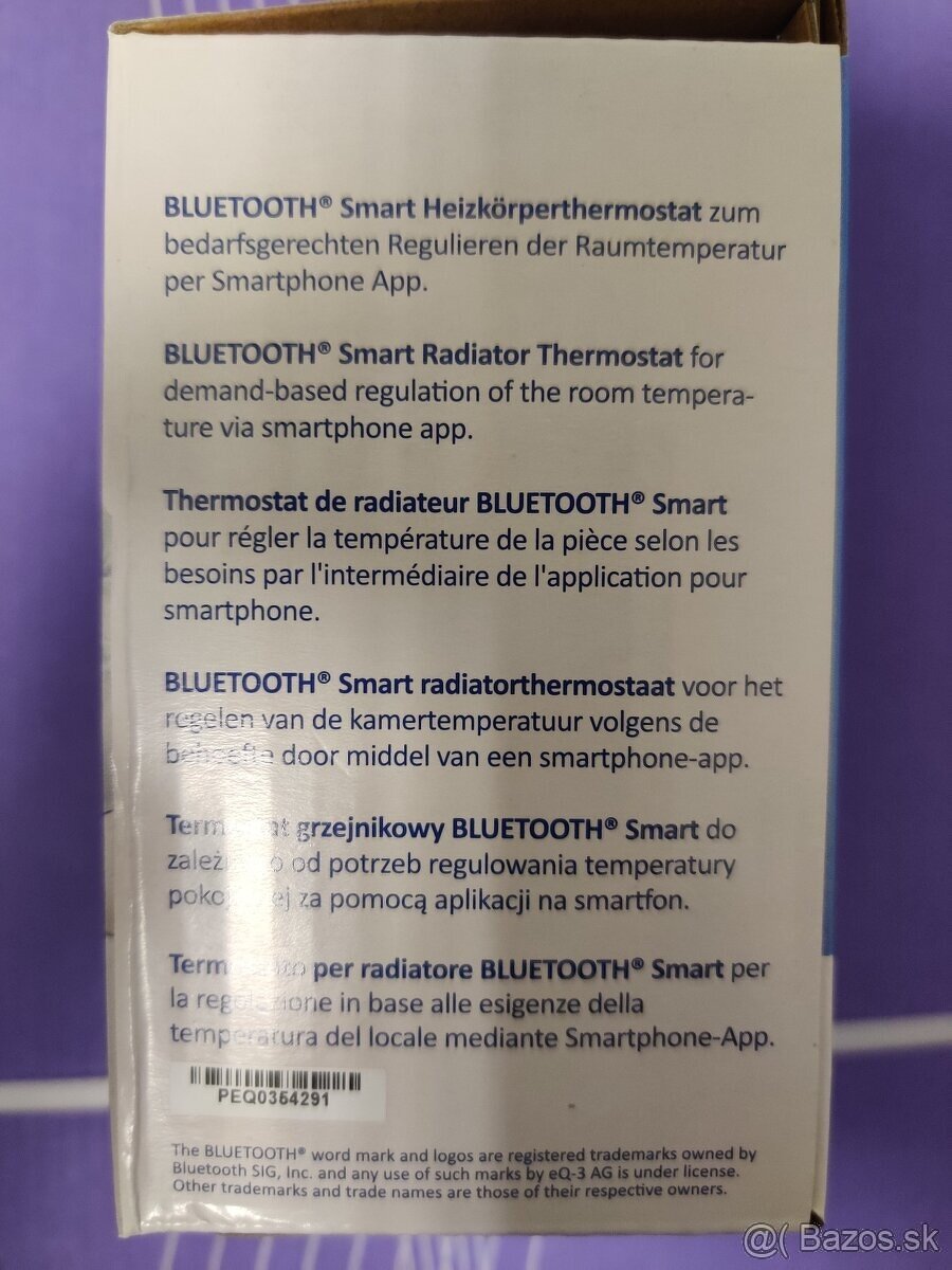 Radiátorová hlavica smart bluetooth - 4