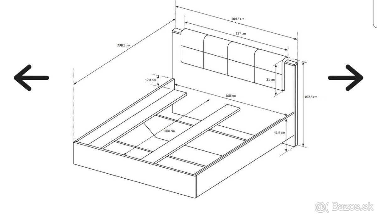 Manželská posteľ 160×200 - 4