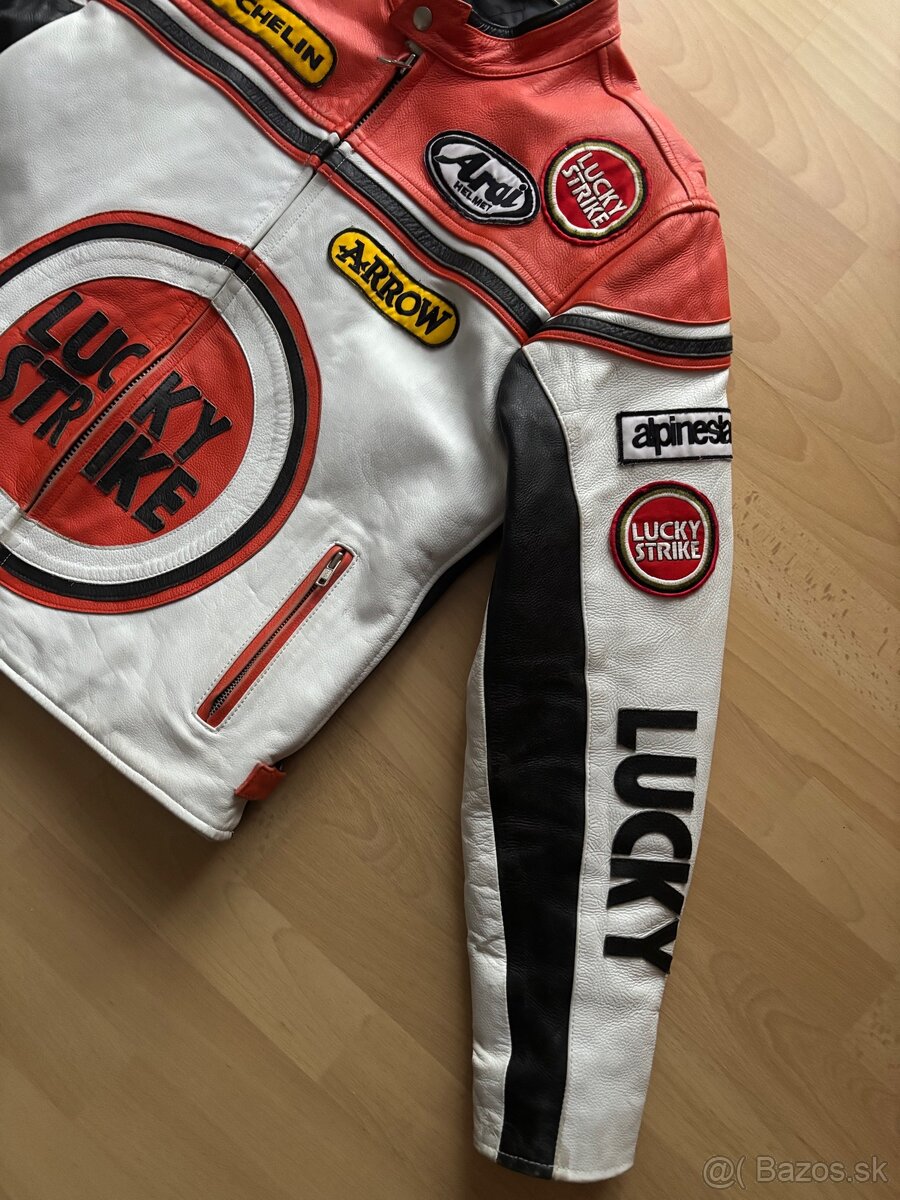 Kožená moto bunda Lucky Strike - 4