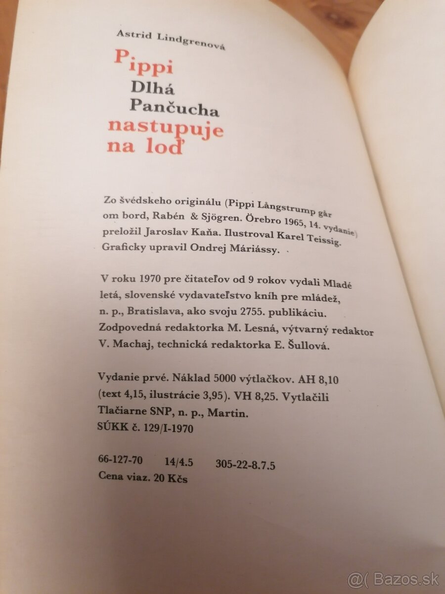 3x prvé SK vydania Pippi - 4