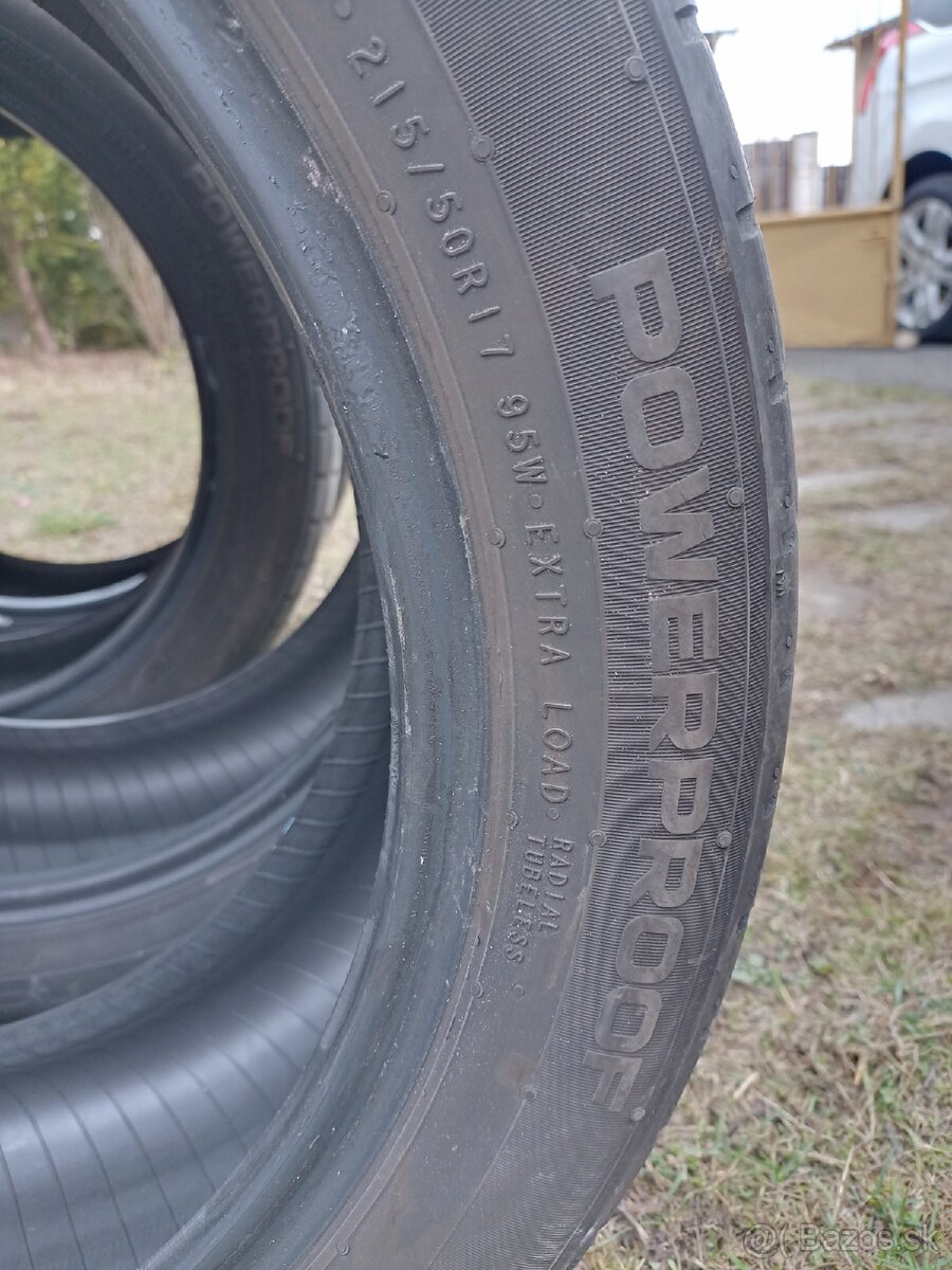 Letné pneumatiky Nokian 215/50 R17 4ks - 4