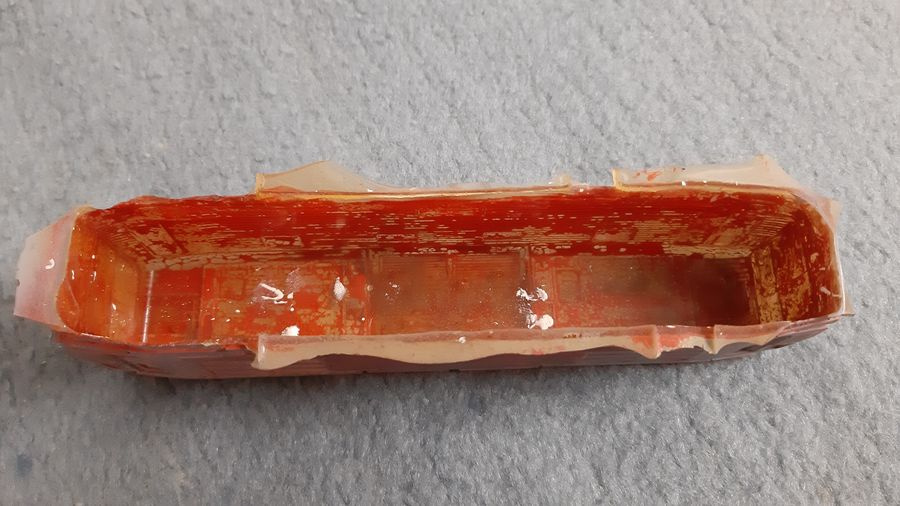 Vláčiky - odliatok skrine S499.2 (263) v mierke H0 - 4