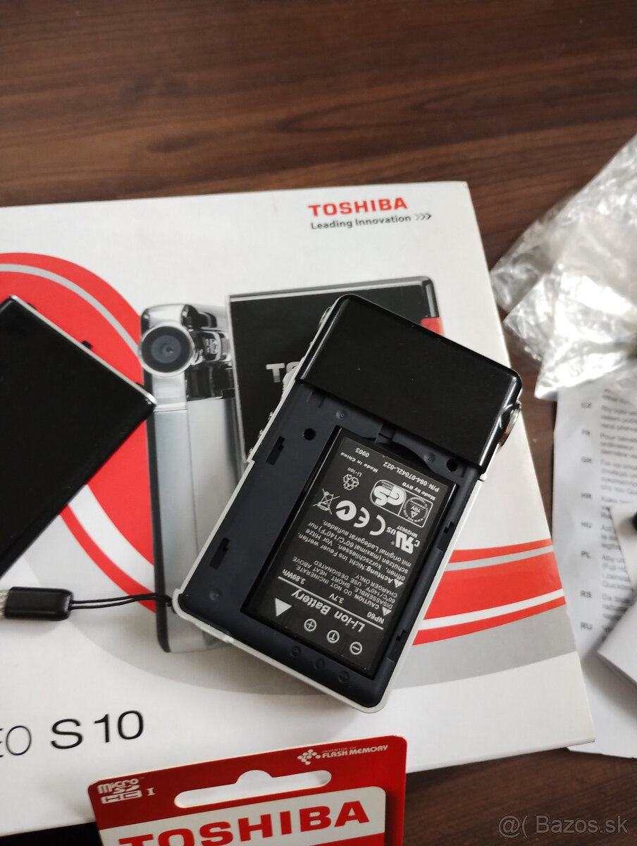Videokamera Toshiba Camileo S10, 20,- Euro/nové - 4