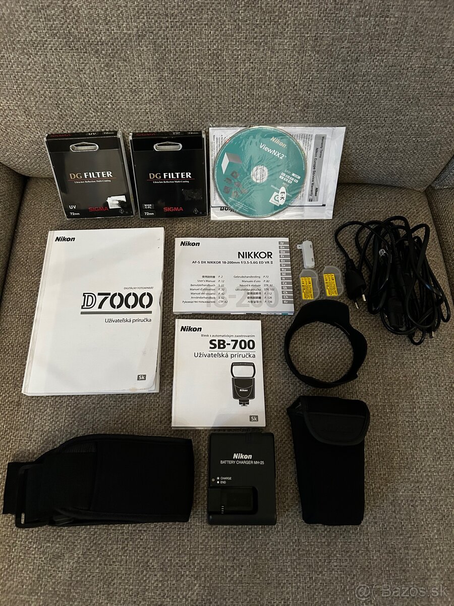 Nikon D7000 s bleskom Nikon SB-700 a príslušenstvom - 4