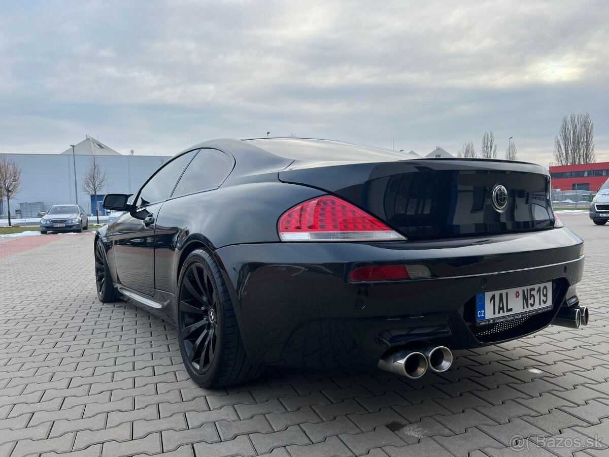 BMW 650i e63 270kw M6 packet Max výbava All Black - 4