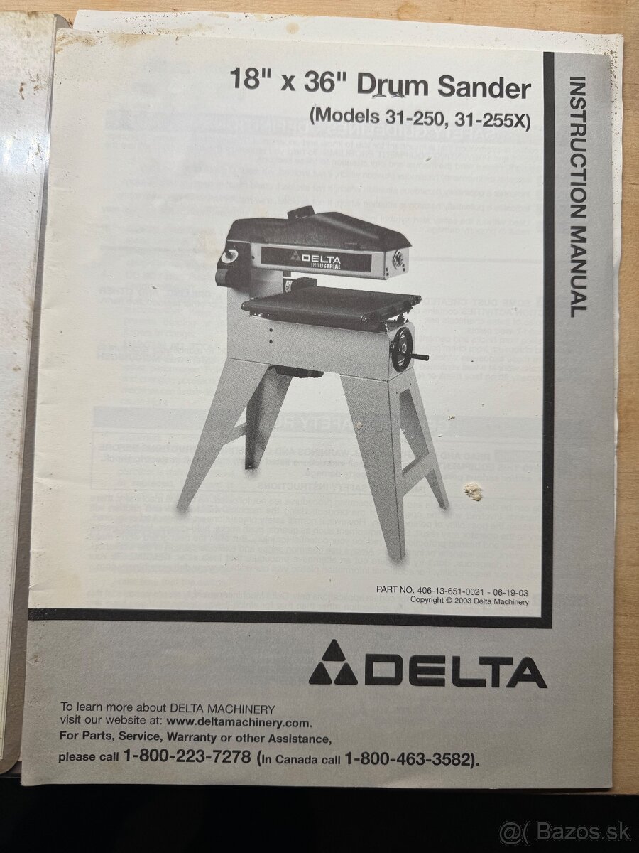 Bubnova pasova bruska Delta X5 - 4