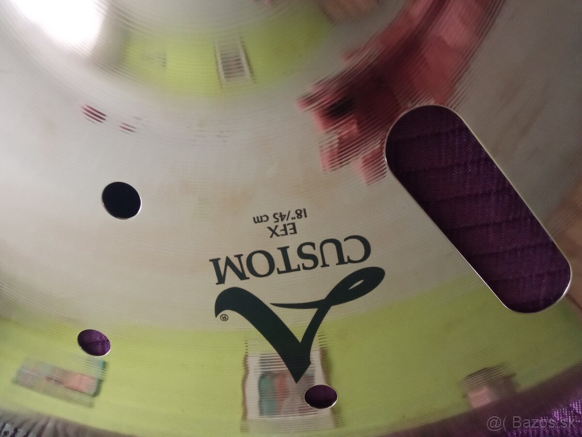 Predám Zildjan A custom Efx 18 činel. - 4
