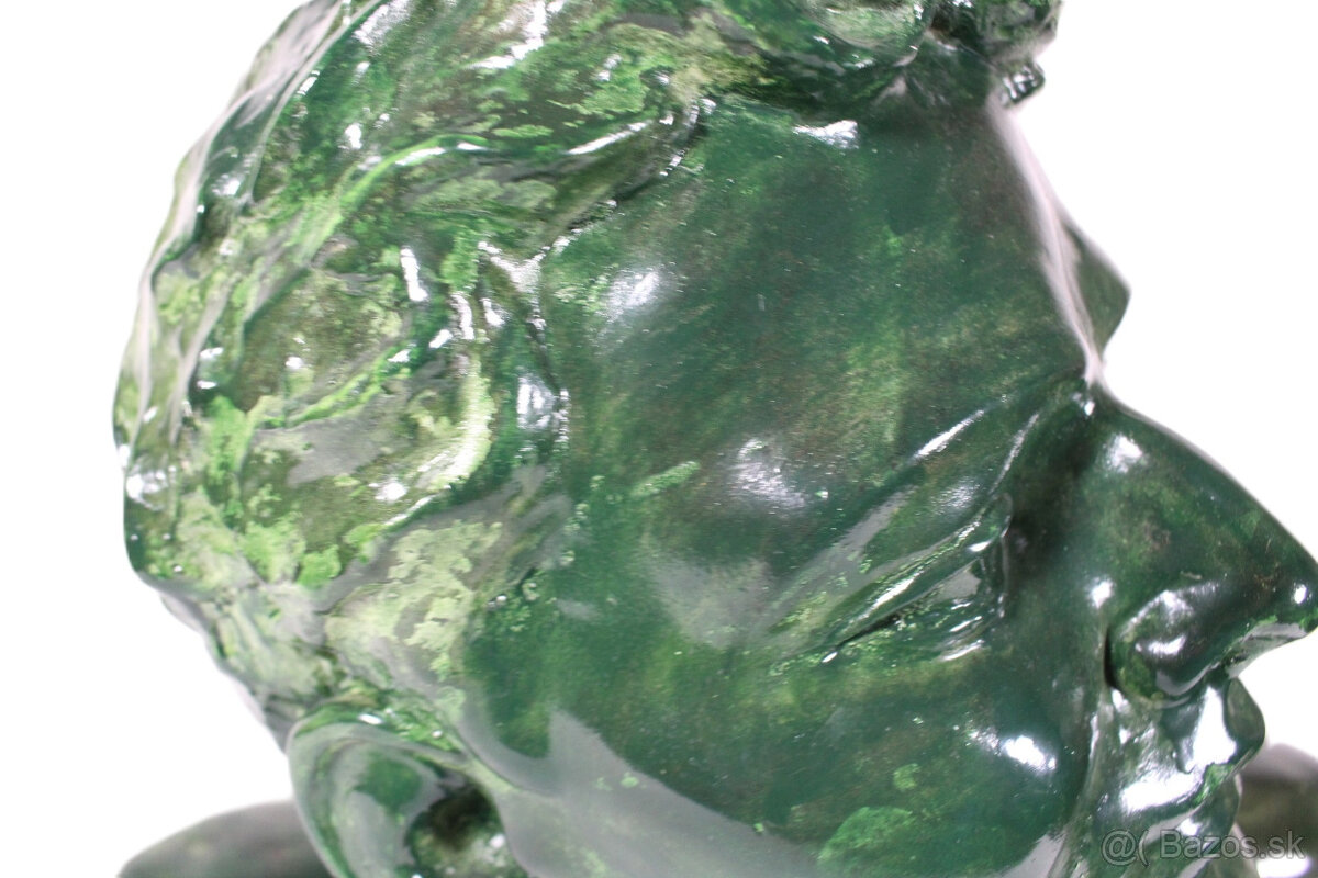 art deco skulptúra,L.Santi - 4