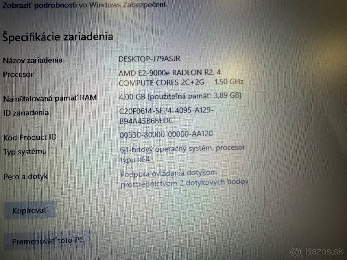 Hp notebook vyborny stav - 4