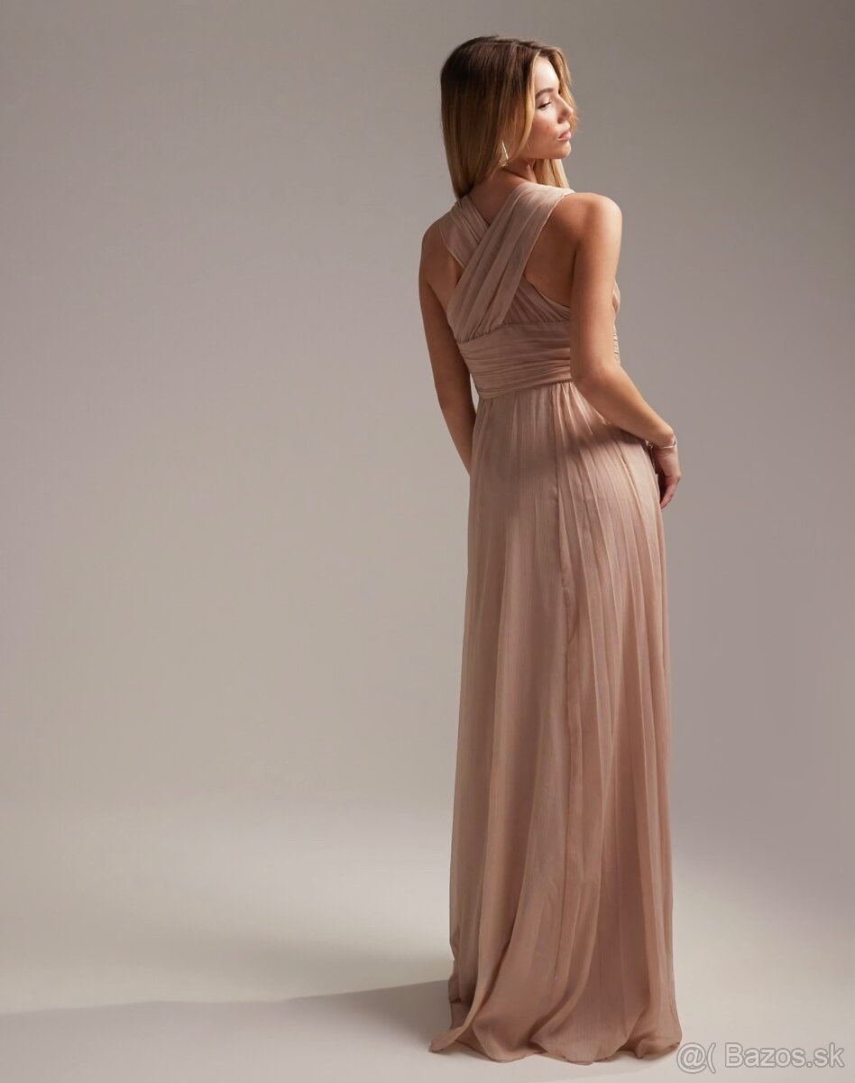 Luxusné ľahučké spoločenské šaty - 4