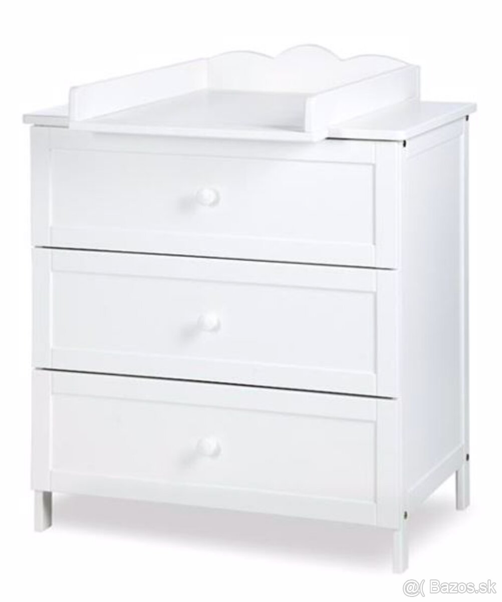 Masívna komoda na prebaľovanie - 4