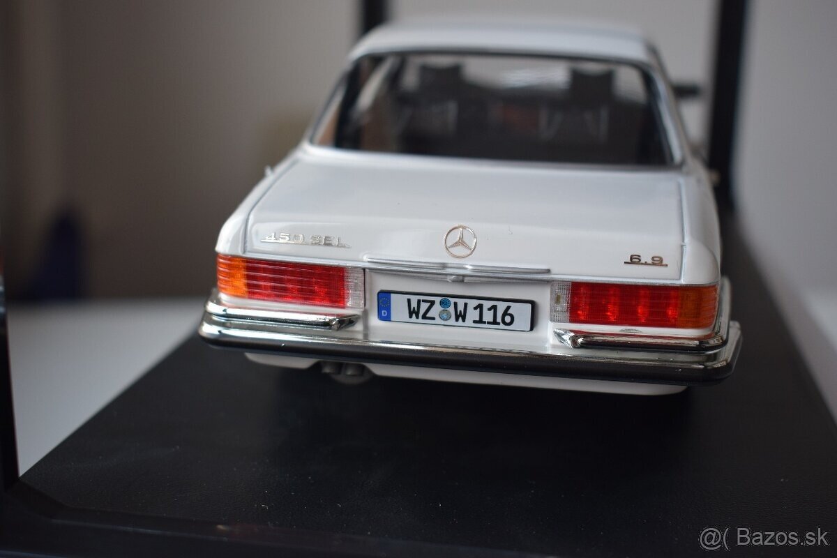 predam 1:18 Mercedes-Benz S-class 450 SEL 6.9 1975 biela - 4