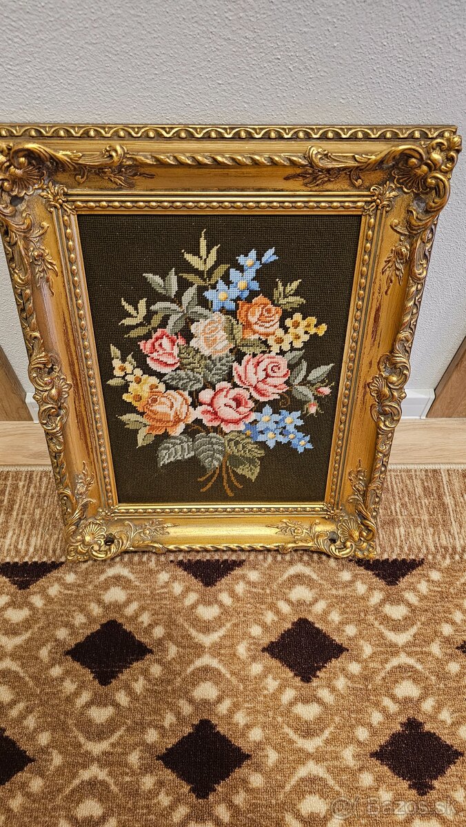 Predám gauc biedeermeier a k tomu starodávne obrazy - 4