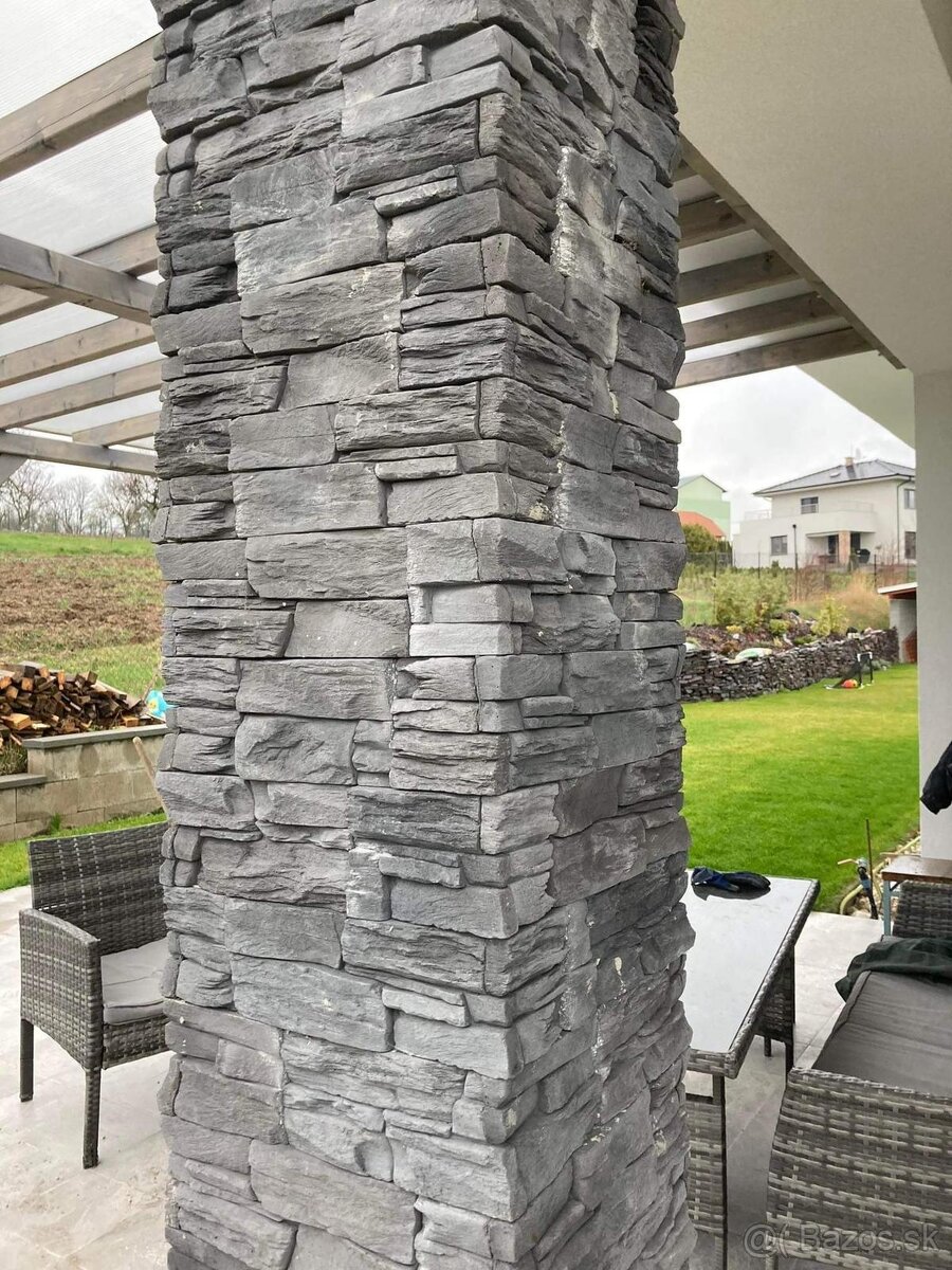 Betónový obklad antracit - 4