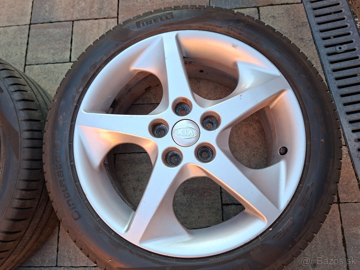 Predám hlinikové disky org.Kia/Hyundai-R17 - 4