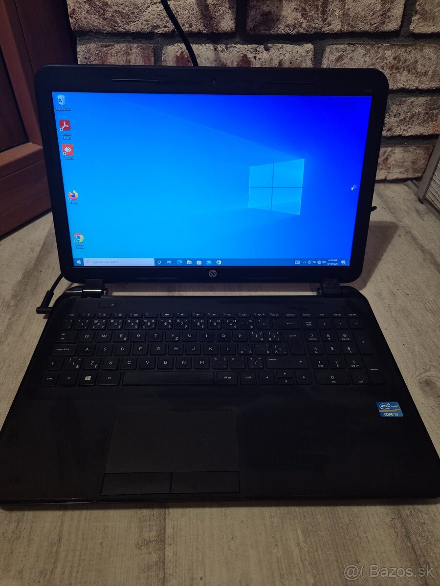 Hp notebook 250 i3, 4gb ram, 224 gb disk, windows 10 pro - 4