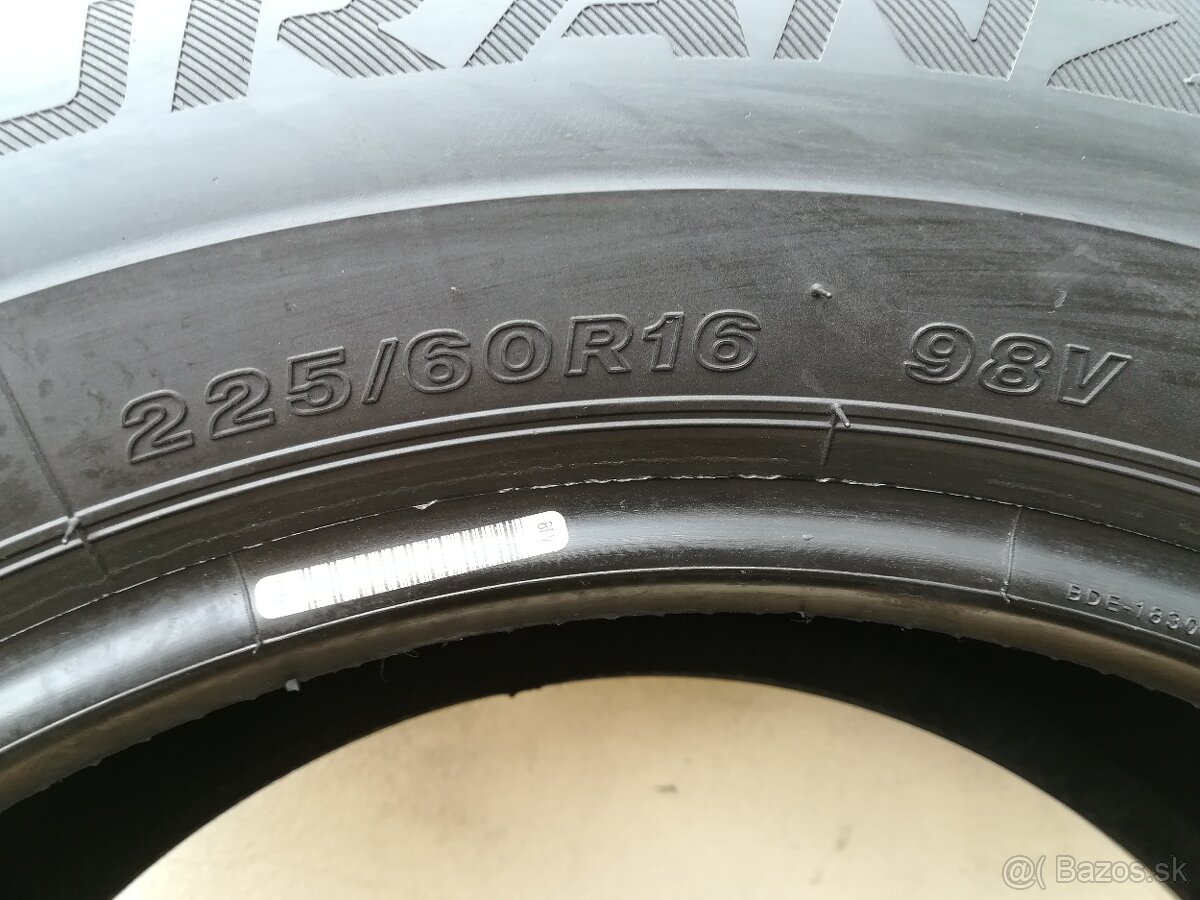 Letné pneumatiky 225/60 R16 Bridgestone, 2ks - 4