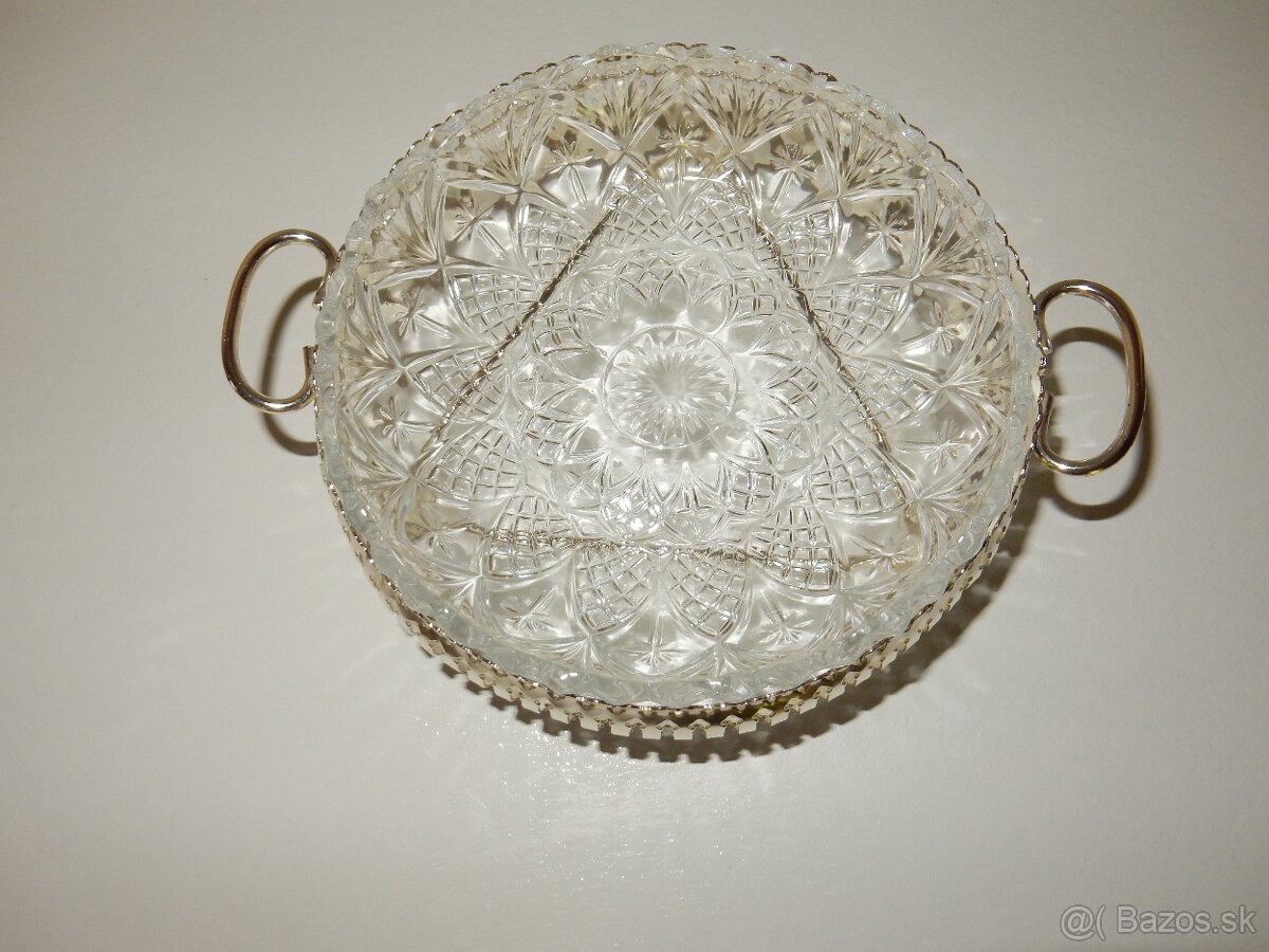 Krištáľová misa, bonboniéra - 4