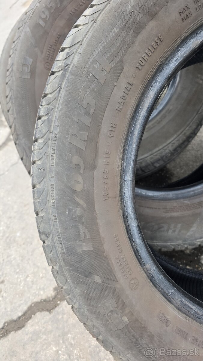 Predám letné pneumatiky 195/65 R15 - 4