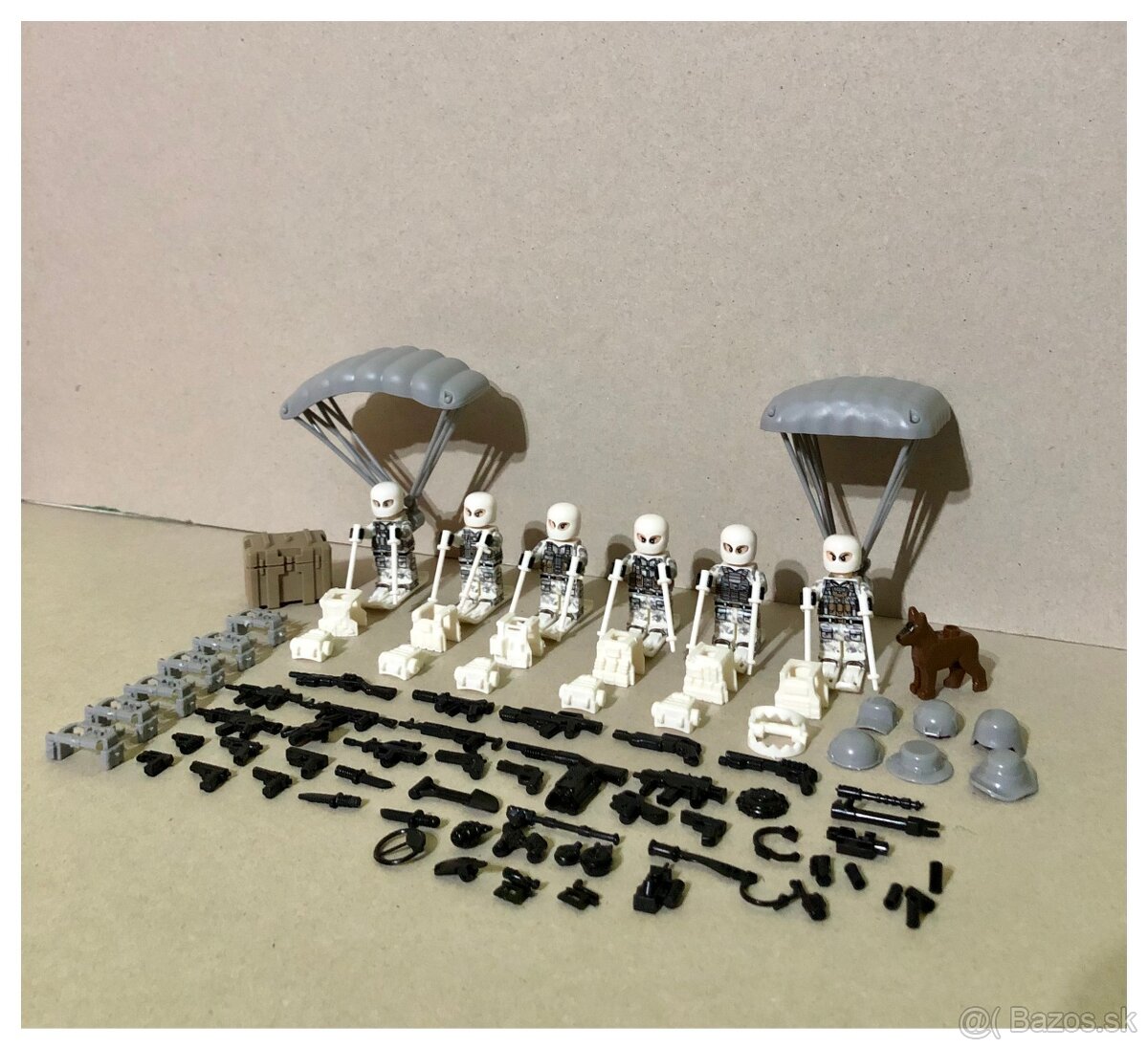 Rôzne sety vojakov 5 + doplnky - typ lego - nové - 4