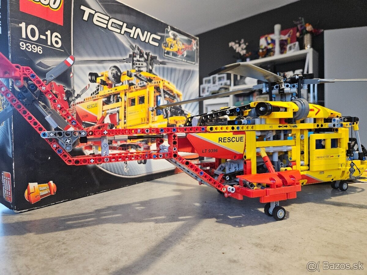 LEGO Technic 9396 Záchranný vrtuľník + motor - 4