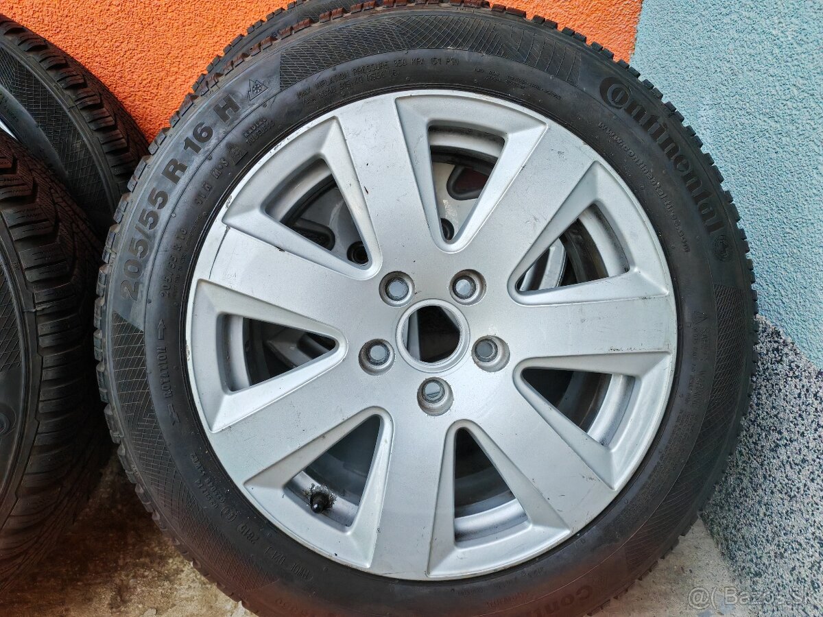 original disky 5x112 R16 s pneu 205/55 R16 - 4