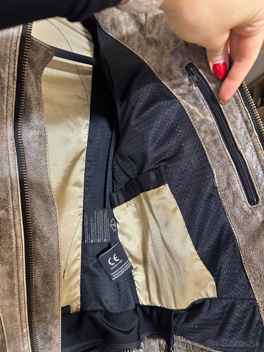 Motorkárska bunda z byvolej kože - 4