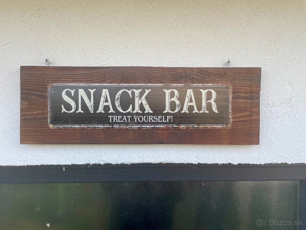 Plechové cedule na dreve - 4