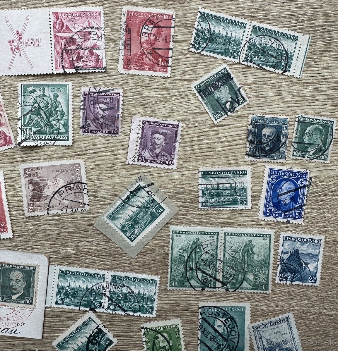 Československo staršie pečiatkované známky c.4 za 10eur - 4