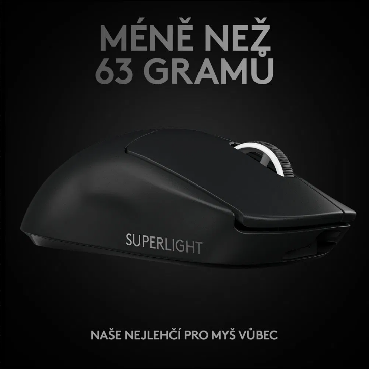 NOVÁ Logitech PRO X SUPERLIGHT 2 SE, black - 4