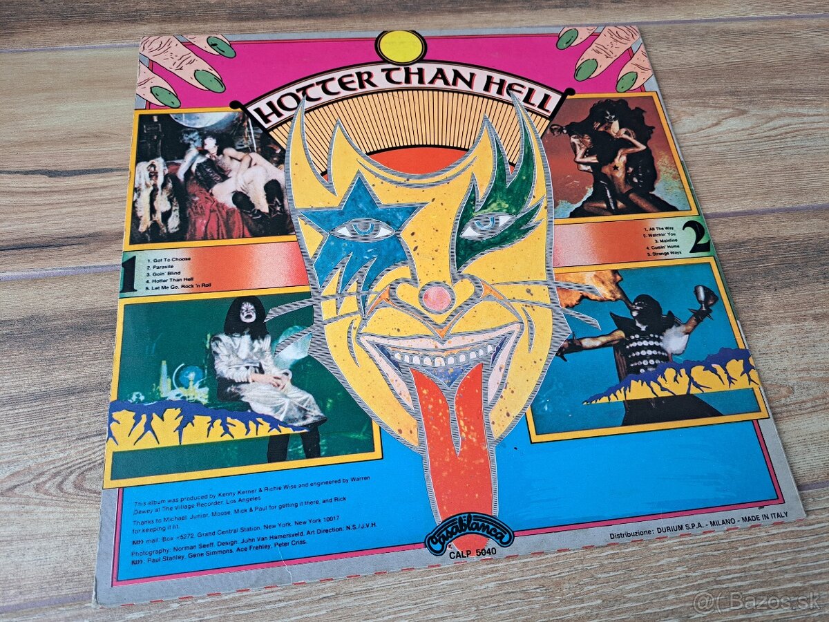 Lp KISS - Hotter Than Hell - 4