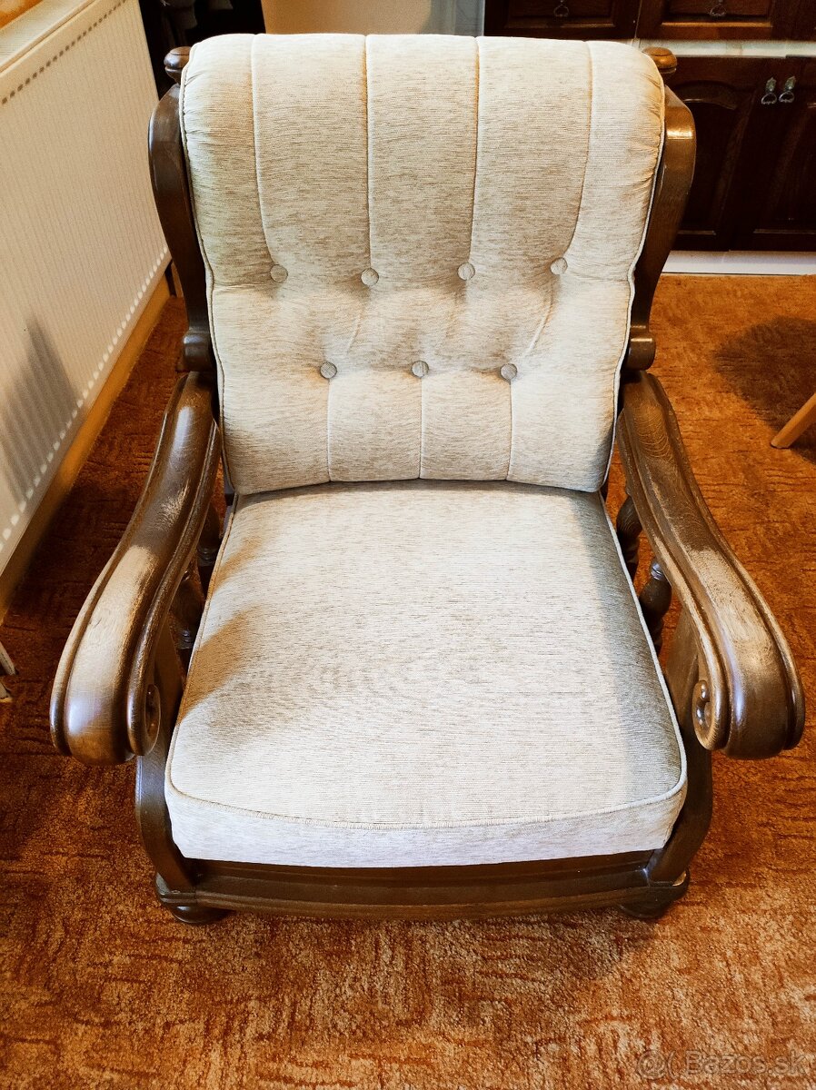 Staré rustikálne kreslo - 4